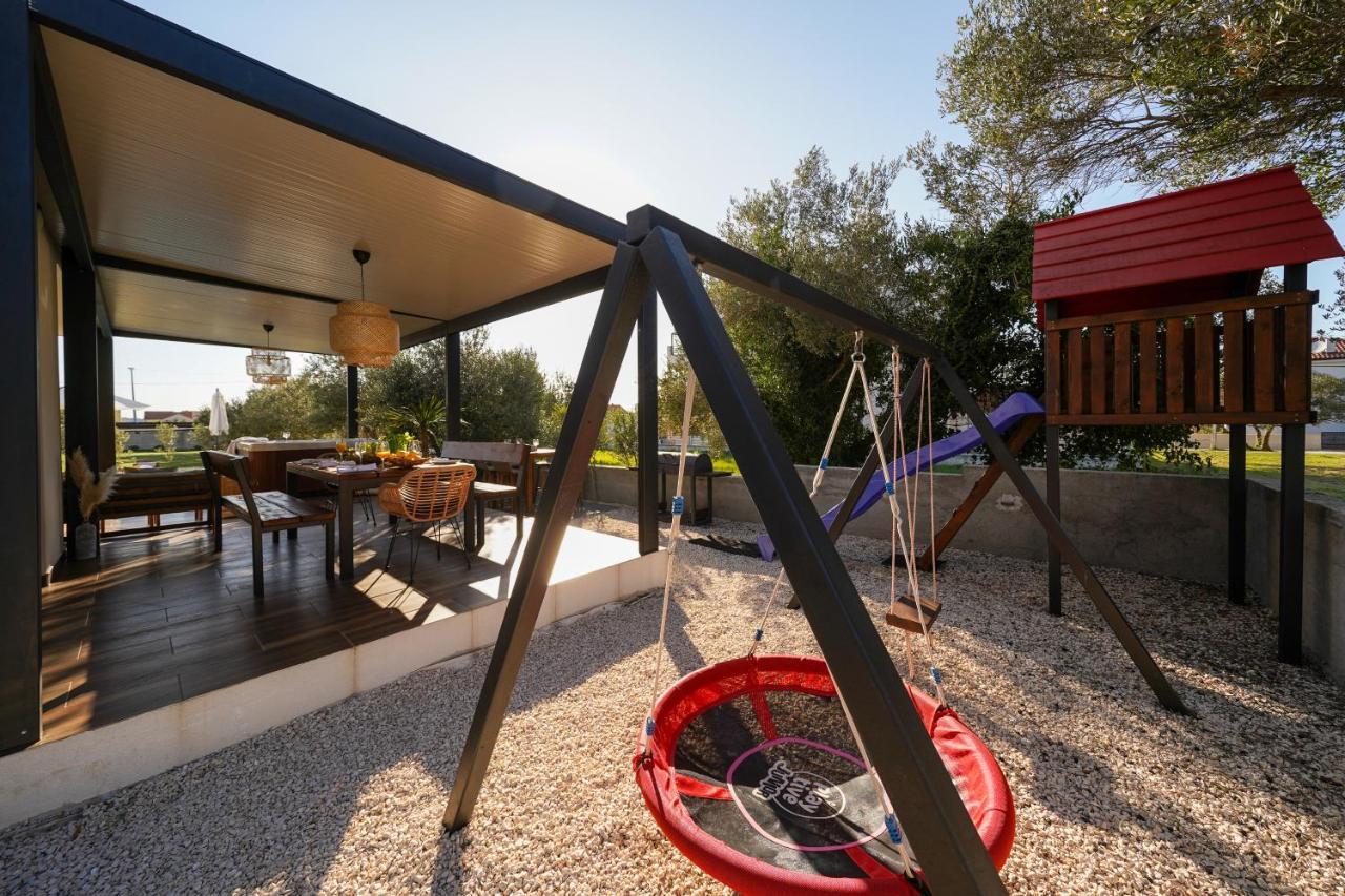 Villa Suncica With Heated Pool, Jacuzzi And Bikes Near Zadar Sukošan Екстериор снимка